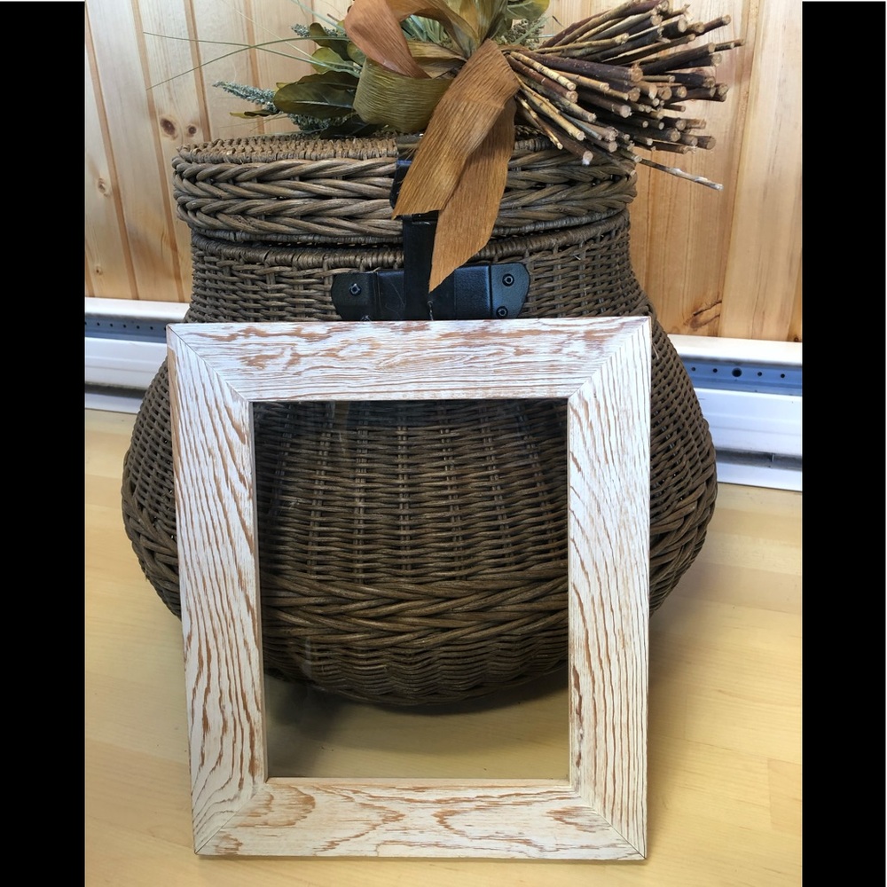 Shabby chic distressed picture frame